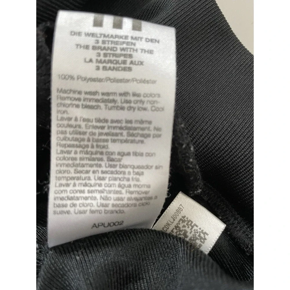Vintage Adidas‎ Jacket Mens M Black Gray Small Logo on Back